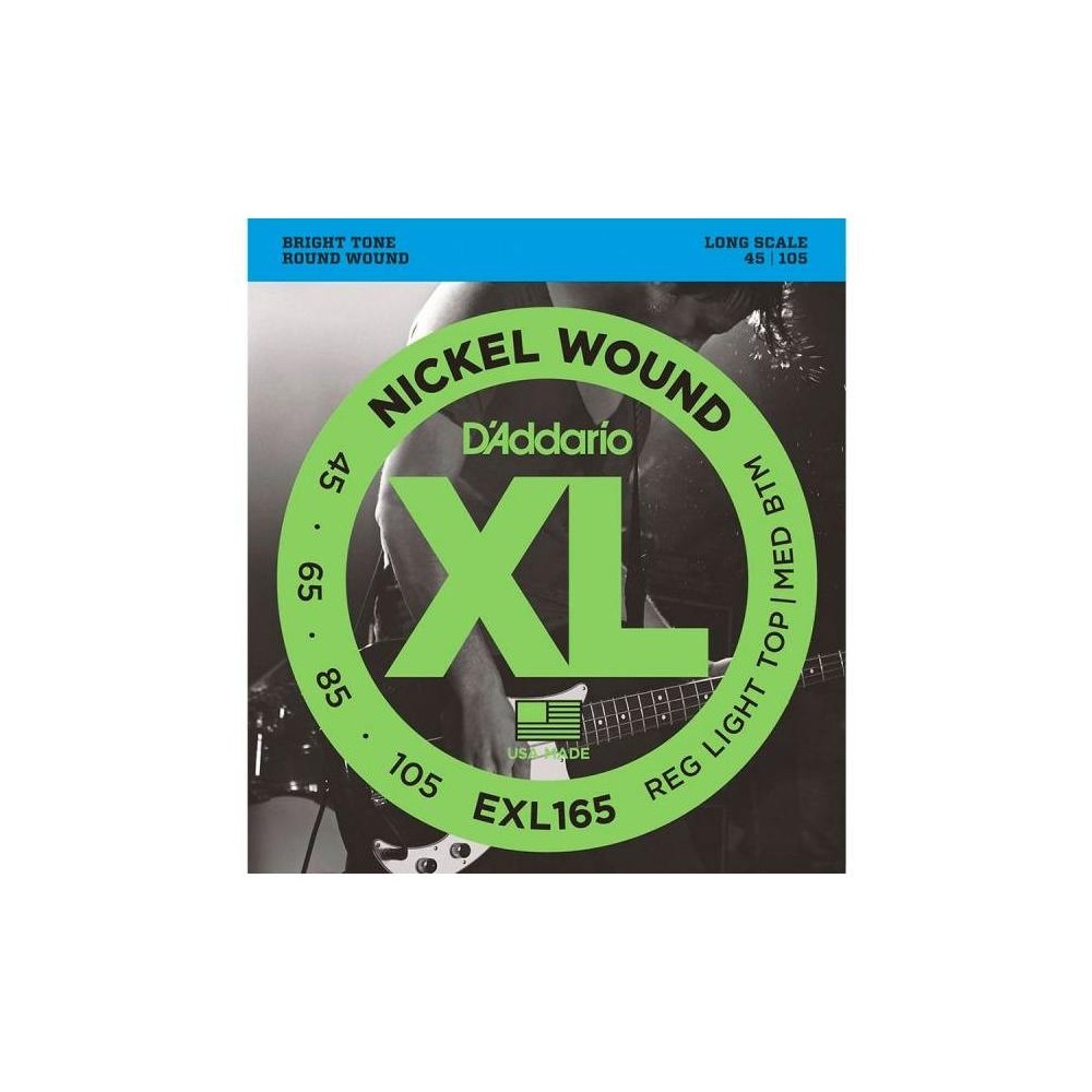 DAddario EXL165 (45-105) XL Nickel Wound Custom Light