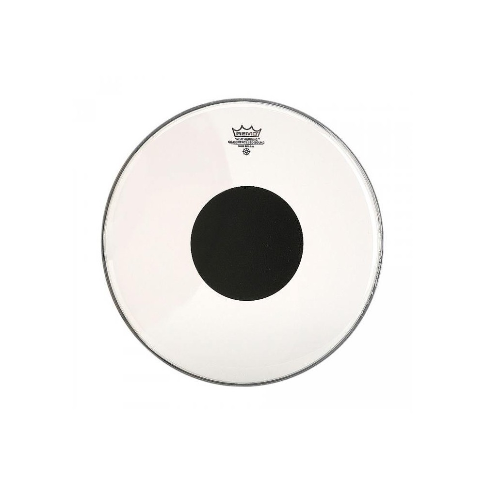 Remo Controlled Sound Clear Black Dot 14 CS-0314-10