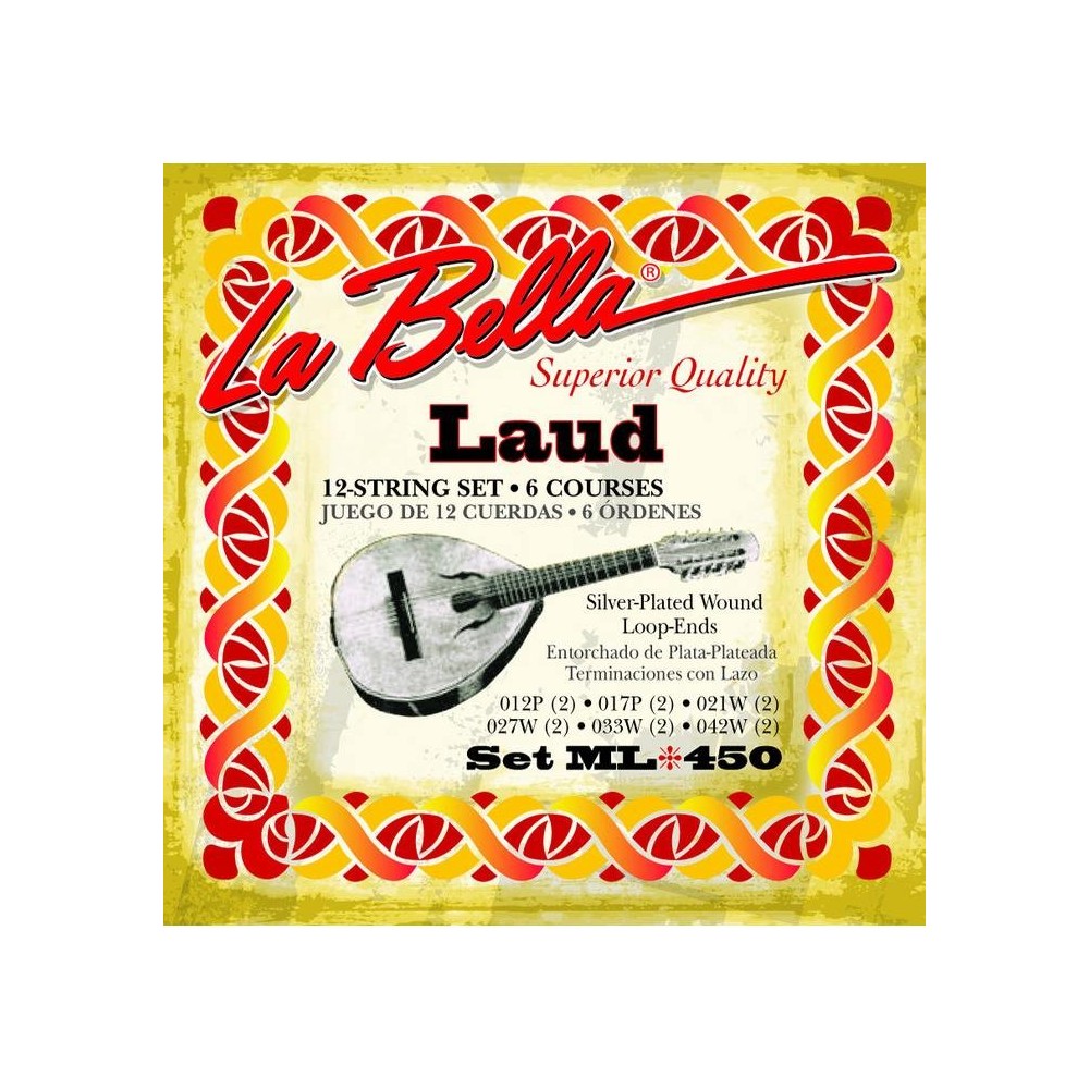 La Bella ML450 Juego Cuerdas Laúd