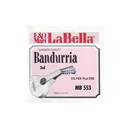 [CUERBNDLAB003] La Bella MB553 3ª (Par) Bandurria