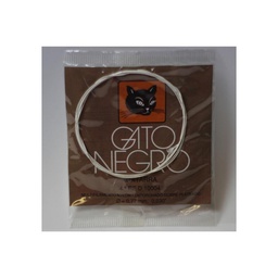 [CUERCLAGAT002] Gato Negro Cuerda Blanca 2ª Clásica