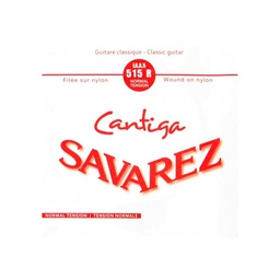 [CUERCLASAV064] Savarez Cantiga 515R Roja 5ª Clásica MT
