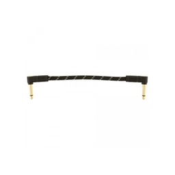 [CABLGUIFEN076] Fender Deluxe Cable Patch 15cm Black Tweed