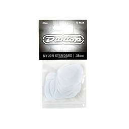 [PUASGUIDUN110] Dunlop Nylon Standard 0,38mm Blanca (Pack 12)