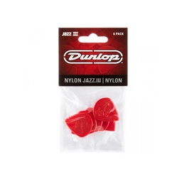 [PUASGUIDUN126] Dunlop Jazz III Nylon 1,38mm Roja (Pack 6)