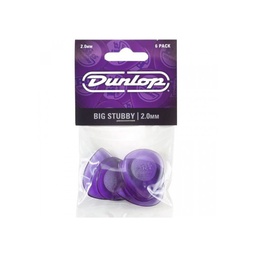 [PUASGUIDUN124] Dunlop Stubby Big Escudo 2,00mm Violeta (Pack 6)
