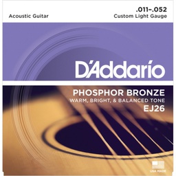 [JUEGACUDAD005] DAddario EJ26 (11-52) Phosphor Bronze