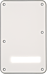 [PLACGUIFEN011] Fender Stratocaster Placa Guitarra White 3 Capas (W/B/W)