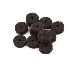 [POMOGUIFEN002] Fender Black Flet Washers Pomo-Fieltros Pack 12