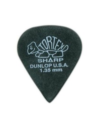 [PUASGUIDUN178] Dunlop Tortex Sharp 1,35mm Gris (Bolsa 72 Uds)