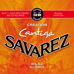 [JUEGCLASAV077] Savarez Creation Cantiga Normal Tension 510MR