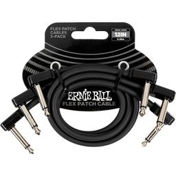 [CABLGUIERN051] Ernie Ball Flex Patch 12" Negro - Pack 3