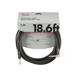 [CABLGUIFEN092] Fender Professional Cable Black Angulo 5,5m