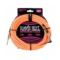 [CABLGUIERN003] Ernie Ball 6079 Cable Naranja Neón Angulo 3m