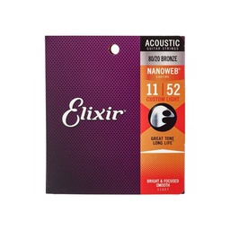 [JUEGGUIELX003] Elixir Nanoweb Custom Light Acústica (11-52)