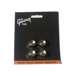 [MNDOGUIGIB011] Gibson PRMK-020 Top Hat Mandos Metal Black/Gold 4 Uds