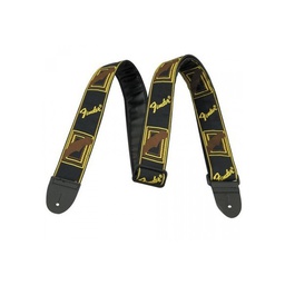 [CORRGUIFEN015] Fender Monogrammed 2 Negra / Amarillo / Marrón